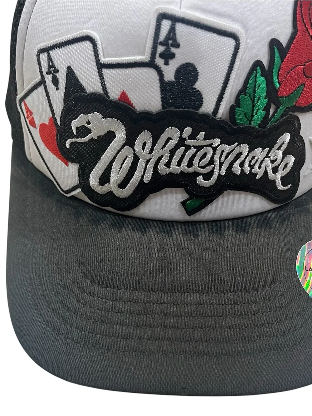 WhiteSnake Band Trucker Hat/Rock band vintage-style cap